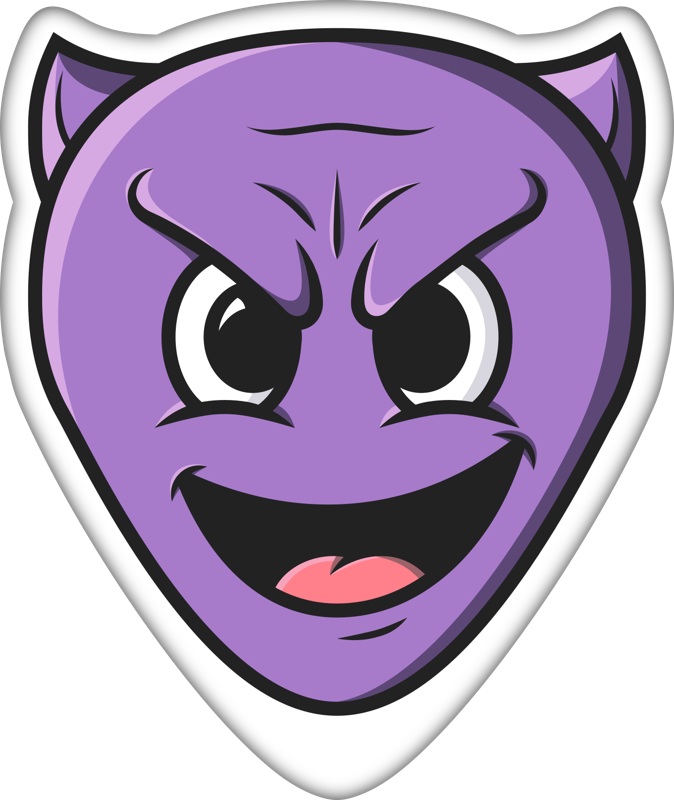 Pick #5 - The Devil guitar pick